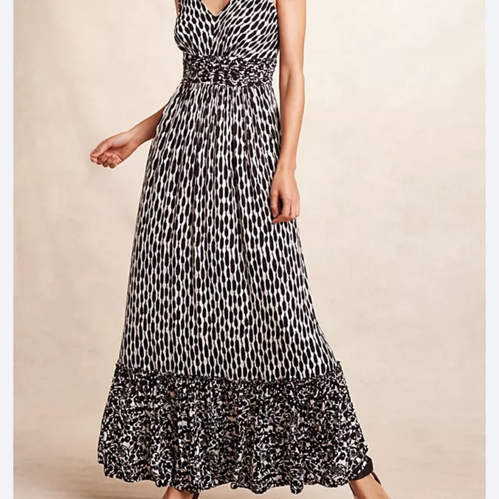 Plenty by Tracy Reese Black and White Maxi Dress